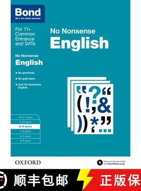 【3-4周达】Bond: English: No Nonsense: 8-9 years [9780192740427]