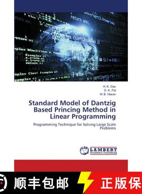 预订 Standard Model of Dantzig Based Princing Method in Linear Programming [9783659127472]
