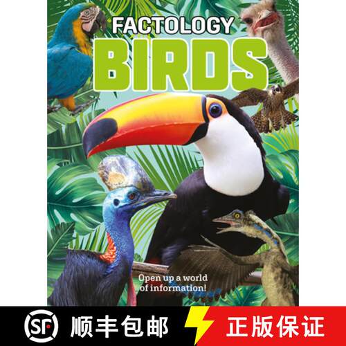 【3-4周达】精装 Factology: Birds – Open Up a World of Information! [9781787081833]