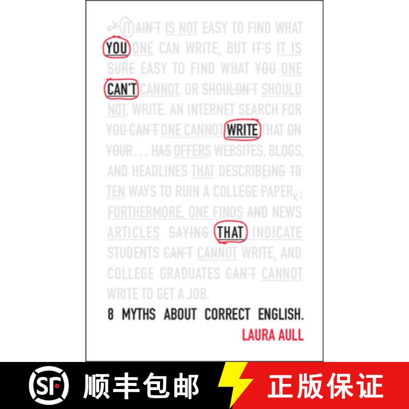 【3-4周达】You Can't Write That: 8 Myths About Correct English [9781009231305]
