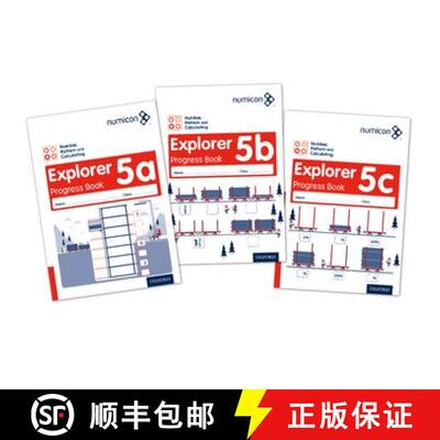 【3-4周达】Numicon: Number, Pattern and Calculating 5 Explorer Progress Books ABC (Mixed pack) [9780198304920]