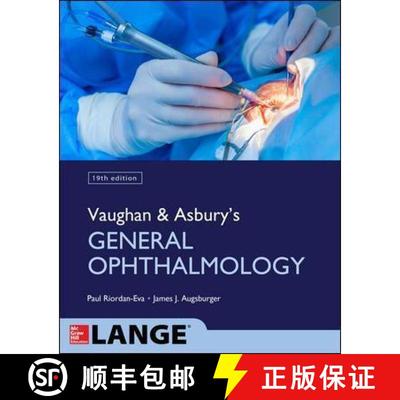 【3-4周达】Vaughan & Asbury's General Ophthalmology, 19th Edition [9780071843539]