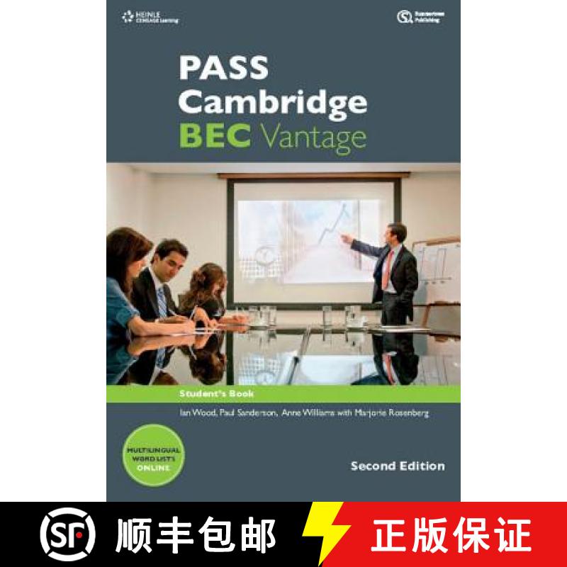 【2-3周达】Pass Cambridge Bec Vantage [9781133315575]