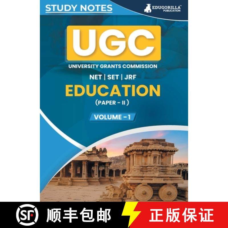 【3-4周达】UGC NET Paper II Education (Vol 1) Topic-wise Notes (English Edition) | A Complete Prepara... [9789355566966]