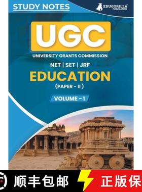 【3-4周达】UGC NET Paper II Education (Vol 1) Topic-wise Notes (English Edition) | A Complete Prepara... [9789355566966]