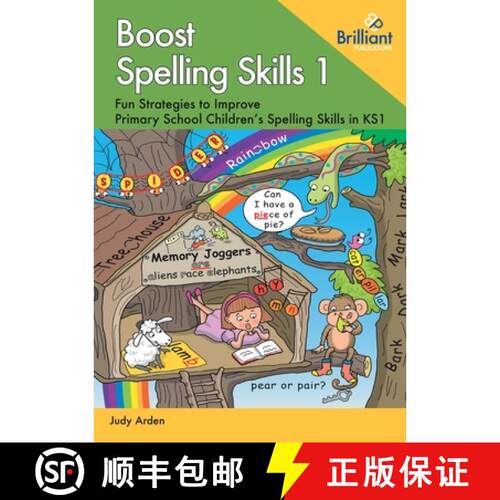 【3-4周达】Boost Spelling Skills 1: Fun Strategies to Improve Primary School Children's Spelling Skil... [9780857478030]