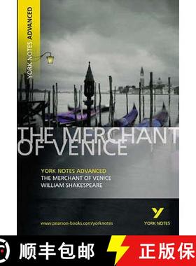 【3-4周达】Merchant of Venice: York Notes Advanced everything you need to catch up, study and prepare... [9781405801751]