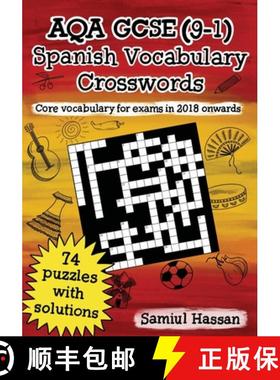 【3-4周达】AQA GCSE (9-1) Spanish Vocabulary Crosswords: 74 crossword puzzles covering core vocabular... [9781838272111]