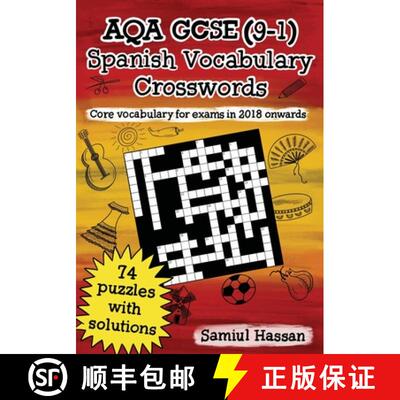 【3-4周达】AQA GCSE (9-1) Spanish Vocabulary Crosswords: 74 crossword puzzles covering core vocabular... [9781838272111]