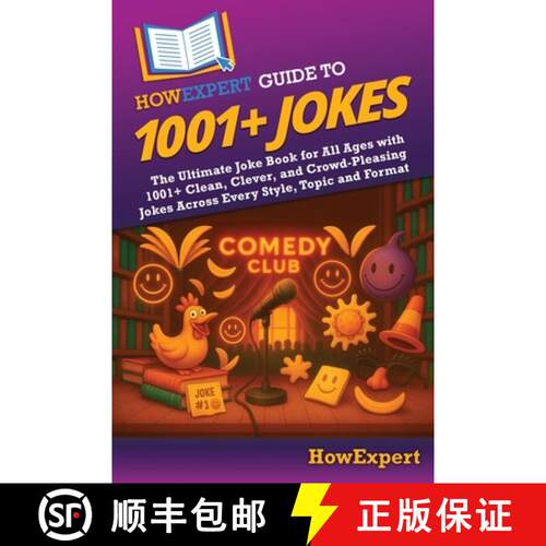 【3-4周达】HowExpert Guide to 1001+ Jokes: The Ultimate Joke Book for All Ages with 1001+ Clean, Clev... [9798895732366]