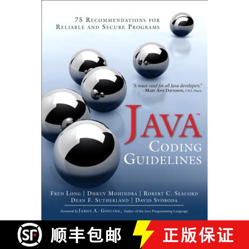 【3-4周达】Java Coding Guidelines: 75 Recommendations for Reliable and Secure Programs [9780321933157]