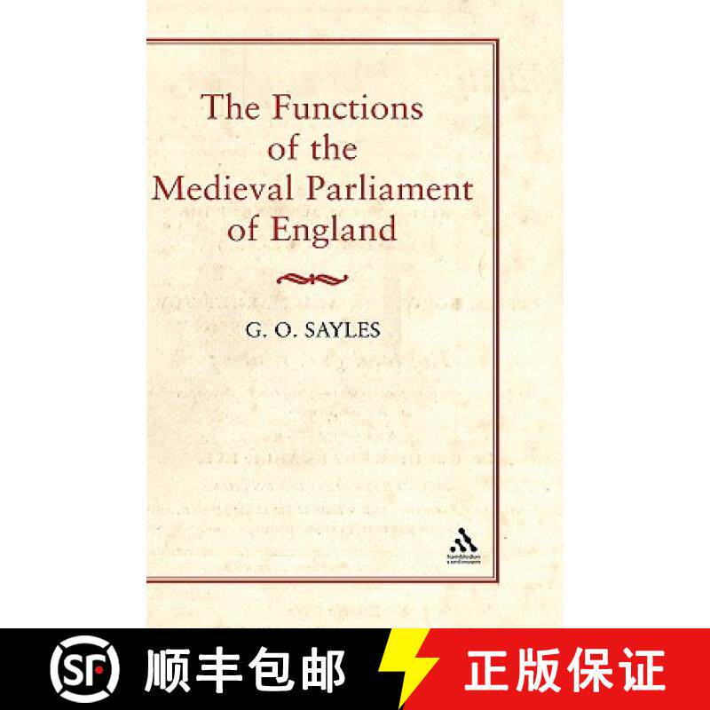 预订 Functions of the Mediaeval Parliament of England [9780907628927]