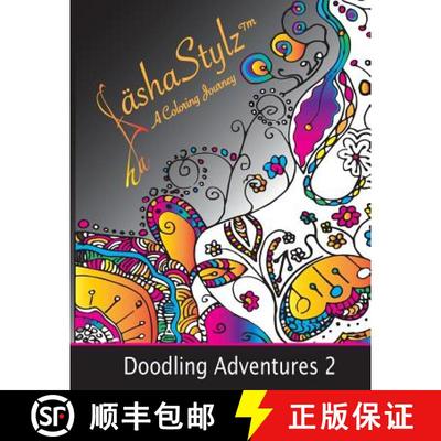 【3-4周达】Doodling Adventures 2: SashaStylzTM A Coloring Journey [9780996787963]