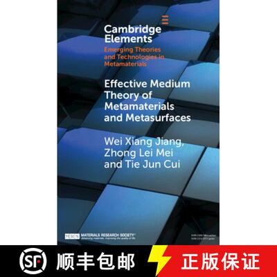 【3-4周达】Effective Medium Theory of Metamaterials and Metasurfaces [9781108819183]