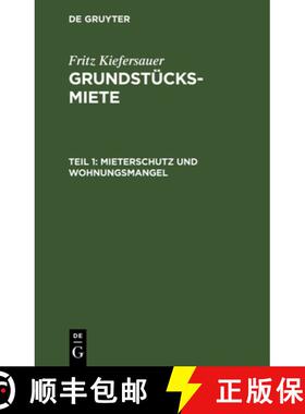【3-4周达】Mieterschutz Und Wohnungsmangel [9783112370438]