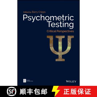 预订 精装 Psychometric Testing - Critical Perspectives [Wiley心理学] [9781119182986]