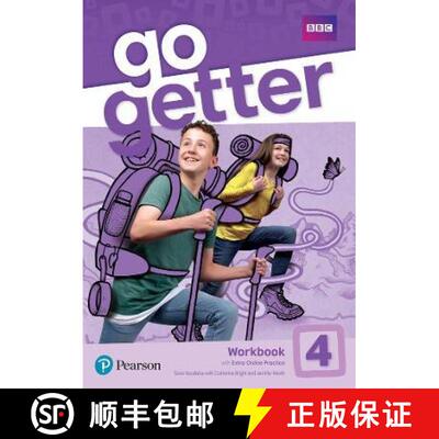 【3-4周达】GoGetter 4 Workbook with Online Homework PIN Code Pack [9781292210094]