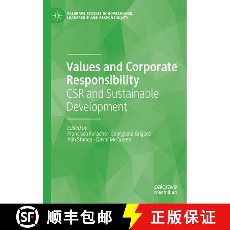 【3-4周达】Values and Corporate Responsibility : CSR and Sustainable Development [9783030524685]