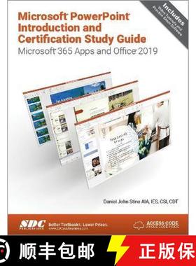 【3-4周达】Microsoft PowerPoint Introduction and Certification Study Guide: Microsoft 365 Apps and Of... [9781630575007]