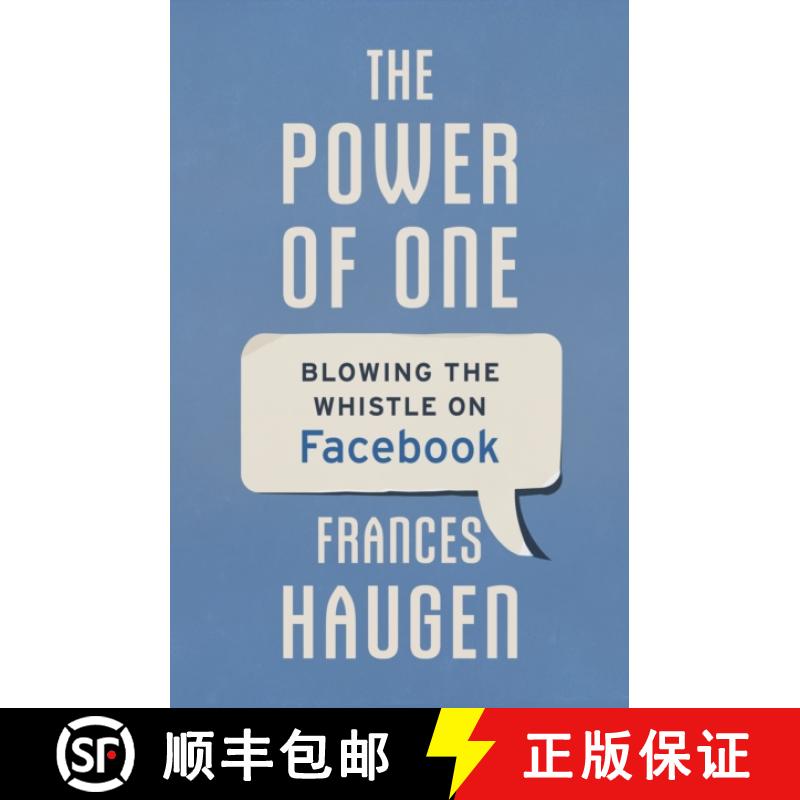 【3-4周达】Power of One: Why I Blew the Whistle on Facebook [9781399708319]