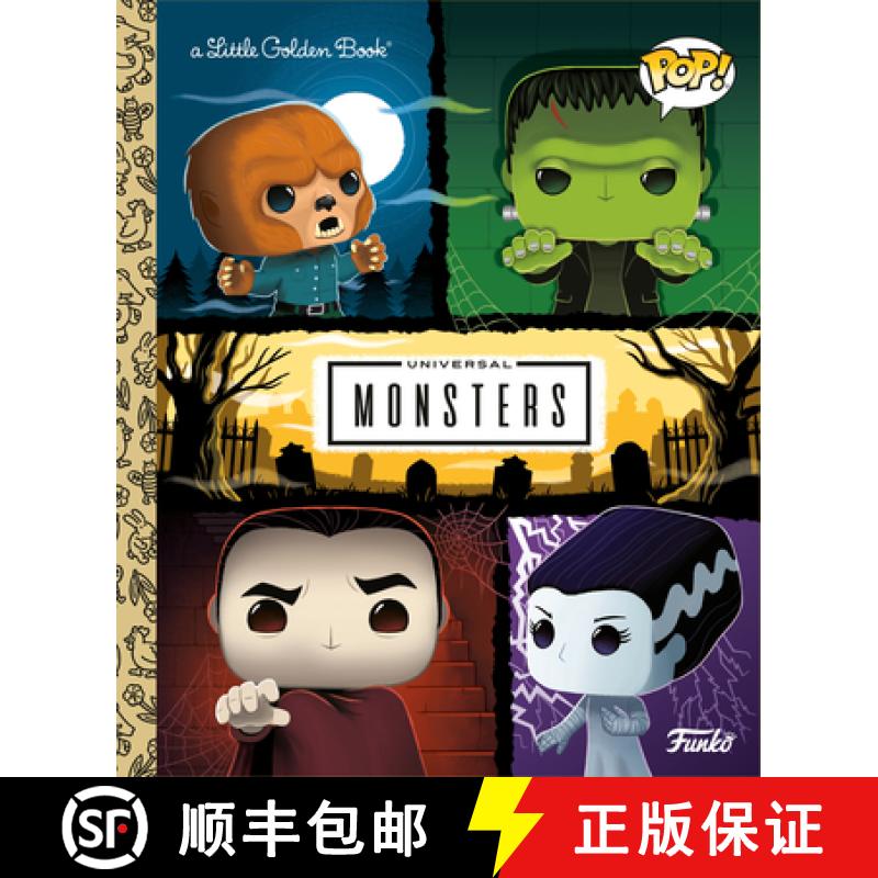 【3-4周达】Universal Monsters Little Golden Book (Funko Pop!) [9780593481578]