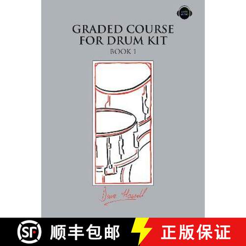 【3-4周达】Graded Course For Drum Kit Book 1 [9780571532841]