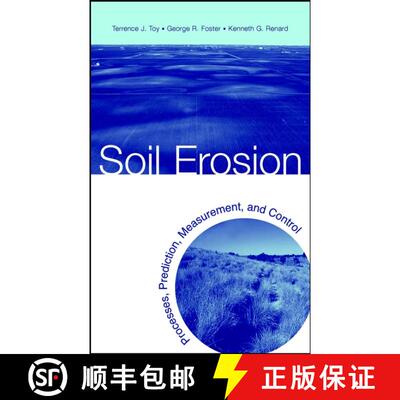 【3-4周达】Soil Erosion: Processes, Prediction, Measurement, And Control [Wiley农业] [9780471383697]