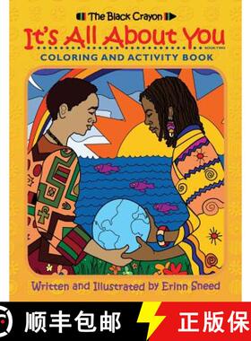 【3-4周达】The Black Crayon It's All About You: coloring and activity book [9780979511714]