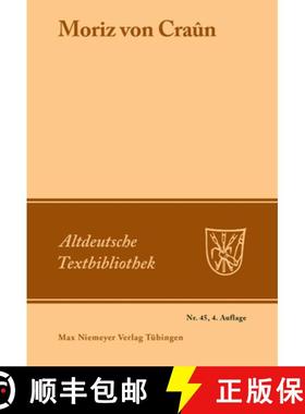 【3-4周达】Moriz von Craûn [9783484200692]