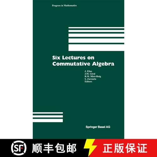 【3-4周达】Six Lectures on Commutative Algebra (1st. ed 1998. 2nd printing 2009. Softcover reprint of... [9783034603287]
