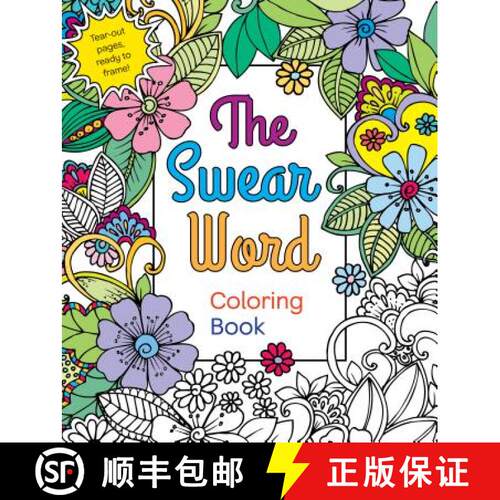 【3-4周达】The Swear Word Coloring Book [9781250120649]