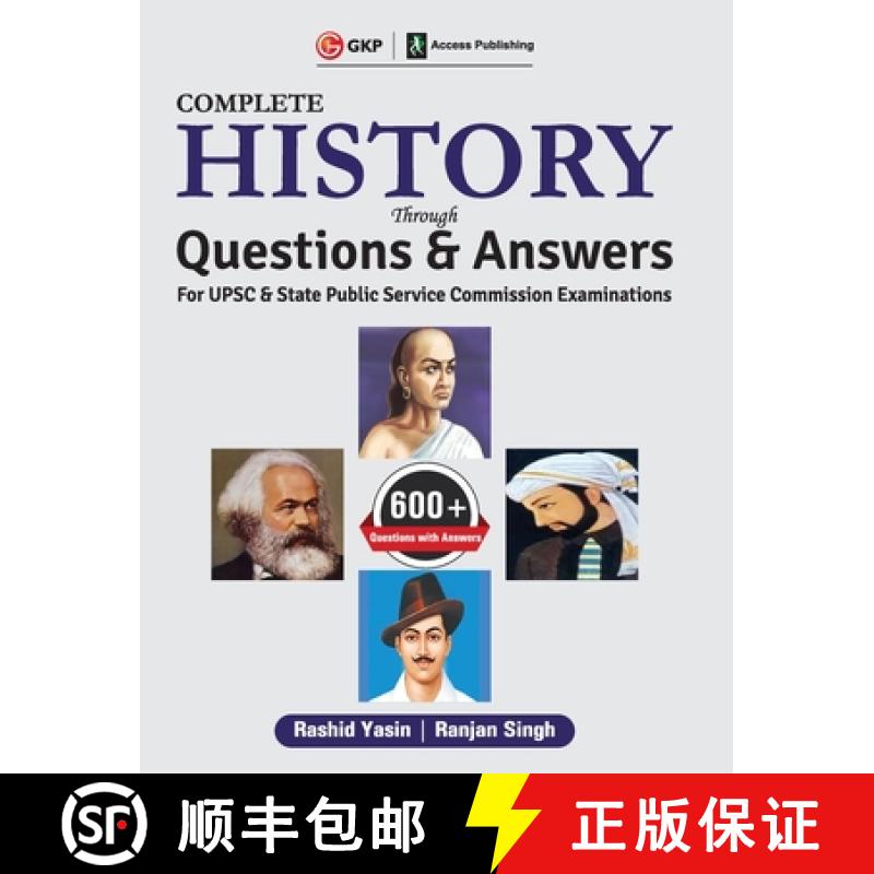 【3-4周达】UPSC 2019 - Complete History through Questions & Answers [9789389121704]