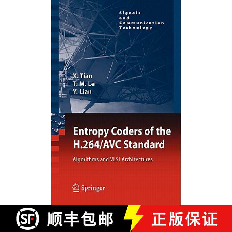 【3-4周达】Entropy Coders of the H.264/AVC Standard : Algorithms and VLSI Architectures [9783642147029]
