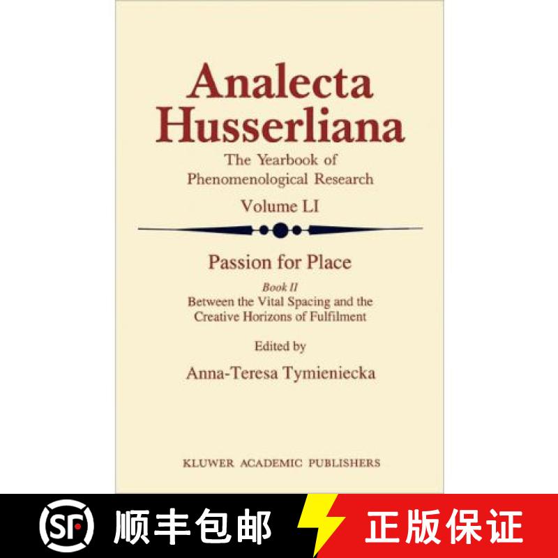【3-4周达】Passion for Place Book II : Between the Vital Spacing and the Creative Horizons of Fulfilment [9789048147281]