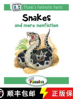 现货 Jolly Phonics Paperback Readers, Level 3 Phonic's Fantastic Facts : In Precursive Letters [9781844144266]