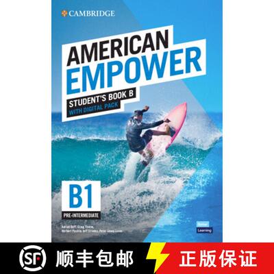 【3-4周达】American Empower Pre-Intermediate/B1 Student's Book B with Digital Pack [9781108849760]