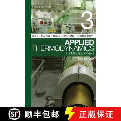 【3-4周达】Reeds Vol 3: Applied Thermodynamics for Marine Engineers [9781472993403]
