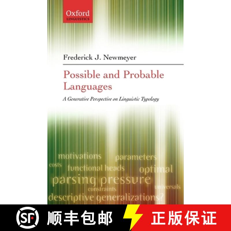 【2-3周达】Possible and Probable Languages: A Generative Perspective on Linguistic Typology [9780199274345]