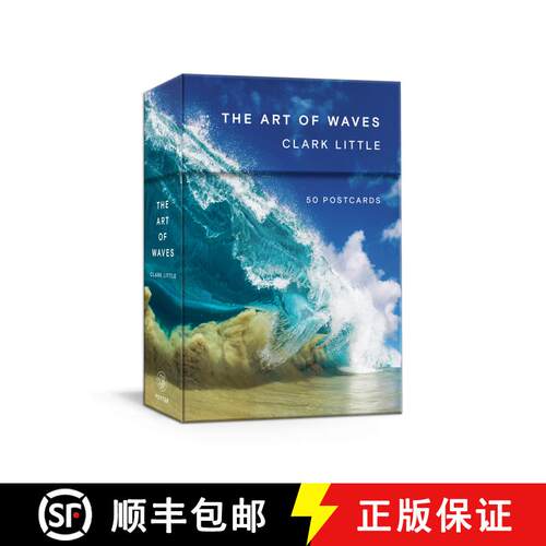 【3-4周达】Clark Little: The Art of Waves Postcards: 50 Postcards: A Postcard Box Set [9780593578742]