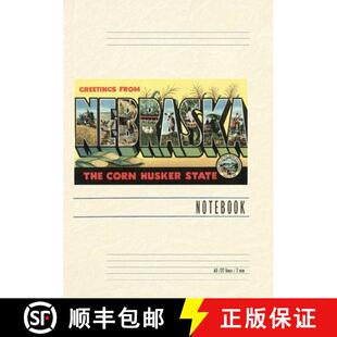 Vintage Lined Nebraska 9798385431427 from 4周达 Greetings Notebook