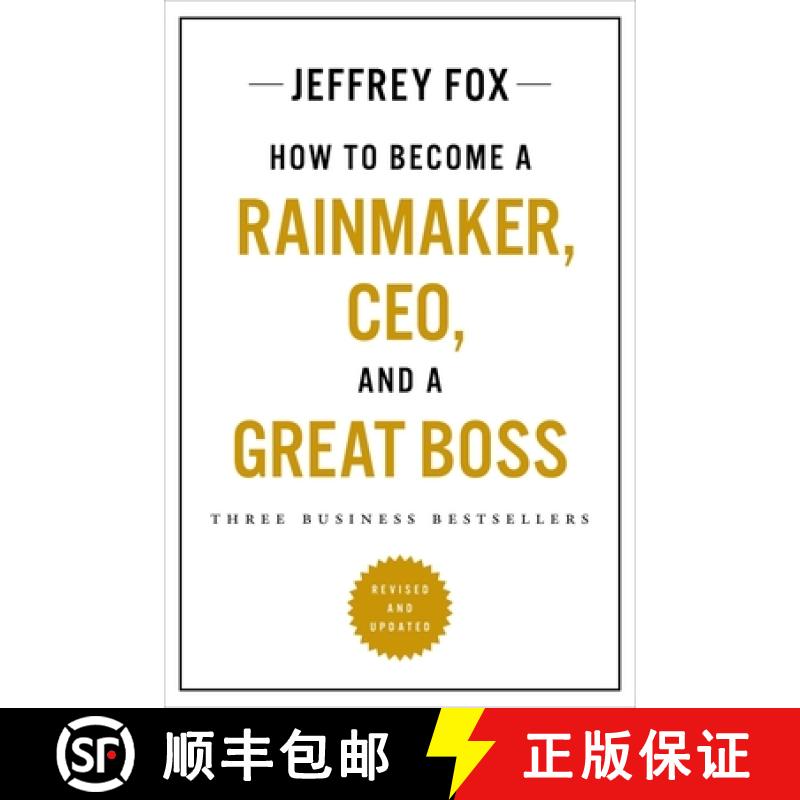 【3-4周达】How to Become a Rainmaker, Ceo, and a Great Boss: Three Business Bestsellers [9780306831232]