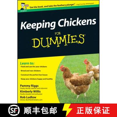 【3-4周达】Keeping Chickens For Dummies [Wiley生活类] [9781119994176]