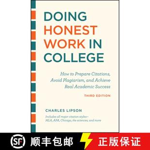 Third Citations Edition How Honest 9780226430744 Plagiarism a... Doing Work College Prepare Avoid 4周达
