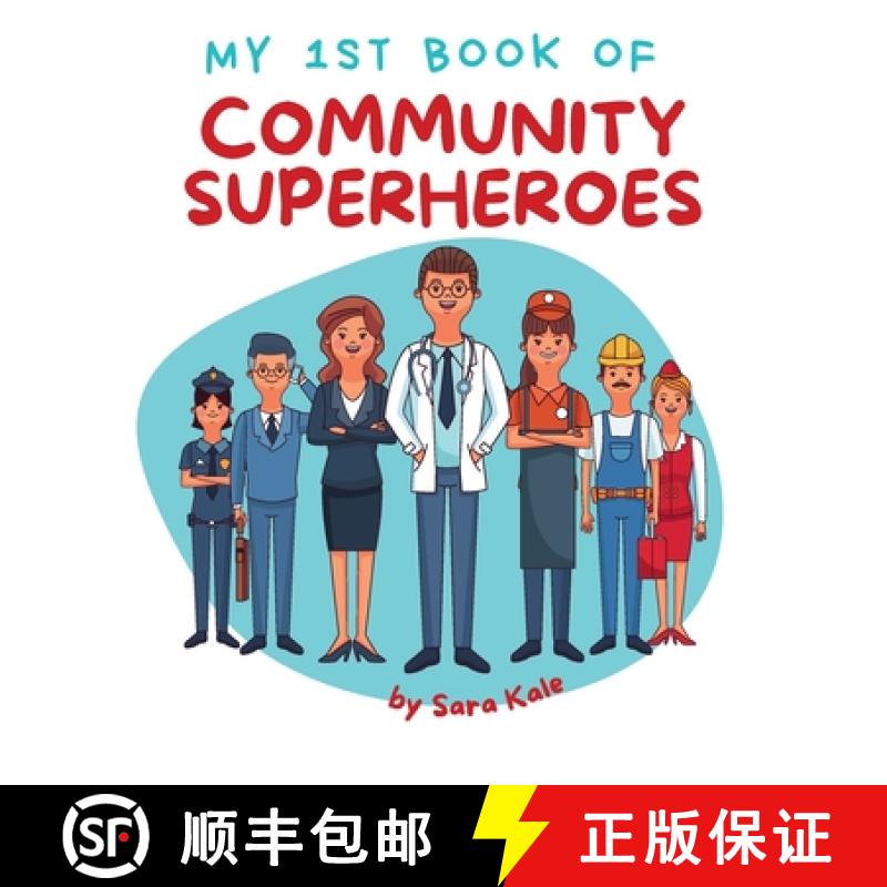 【3-4周达】My 1st Book of Community Superheroes: Learn about community helpers (For Toddlers and Kids... [9798869031198]