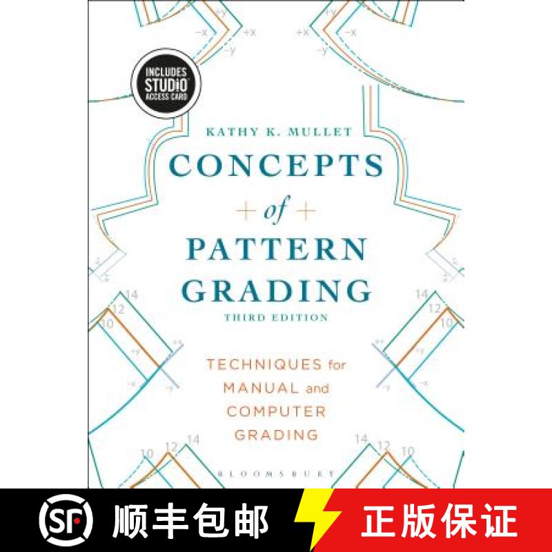 【3-4周达】Concepts of Pattern Grading: Techniques for Manual and Computer Grading - Bundle Book + St... [9781501312823]