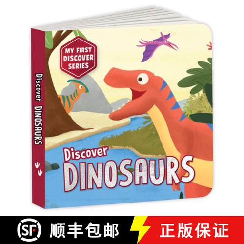 【3-4周达】My First Discover Series: Dinosaurs: Fun and Interactive Dino Illustrated Board Book for K... [9789815233544]