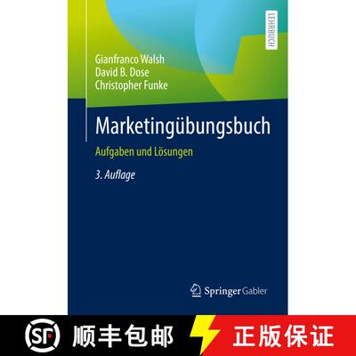 【3-4周达】Marketingübungsbuch : Aufgaben und Lösungen (3., überarb. u. erw. Aufl. 2022) [9783662651278]