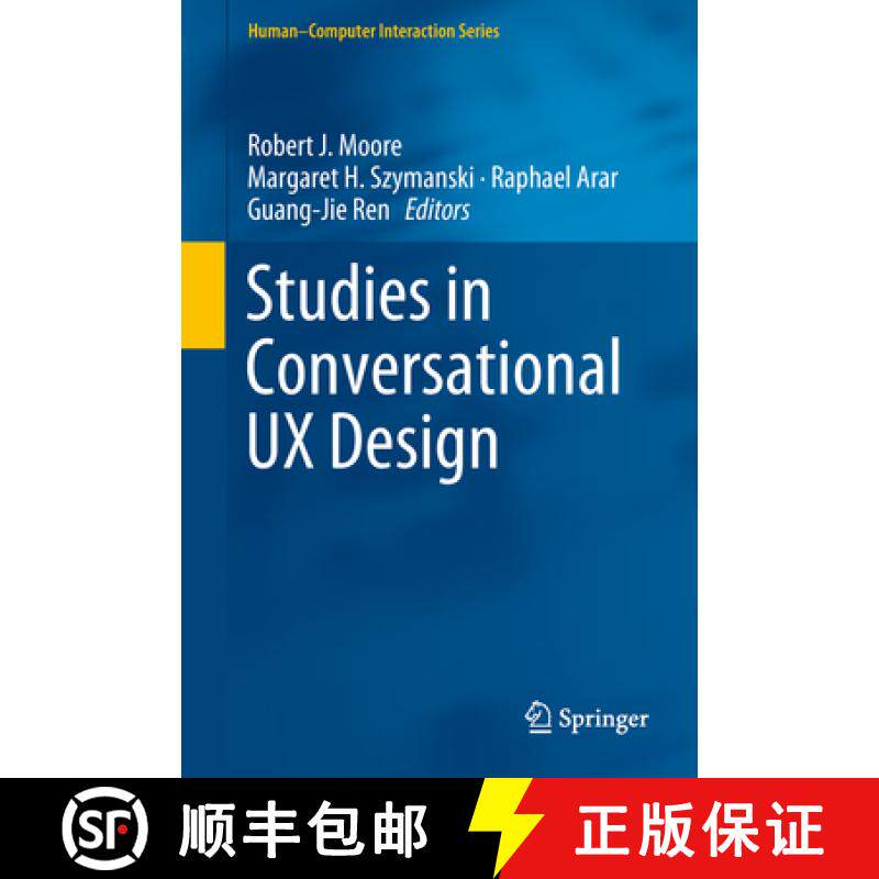 【3-4周达】Studies in Conversational UX Design [9783319955780]