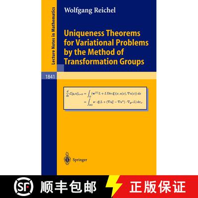 【3-4周达】Uniqueness Theorems for Variational Problems by the Method of Transformation Groups [9783540218395]