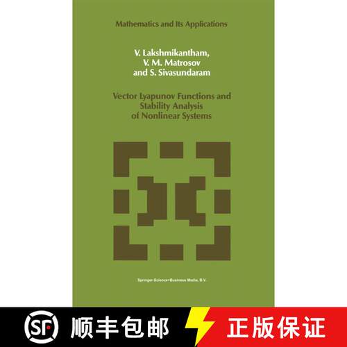 【3-4周达】精装 Vector Lyapunov Functions and Stability Analysis of Nonlinear Systems [9780792311522]